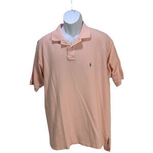 Polo Ralph Lauren Men's Polo Shirt Sz Large Classic Short Sleeve Cotton Collared